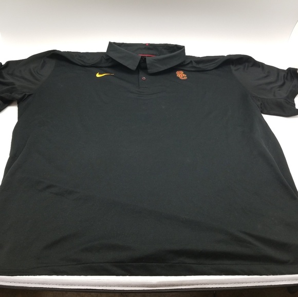 Nike Other - Nike Dri-Fit XXL Black SC Polo Shirt